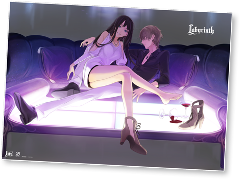 luzイラストクリアポスター